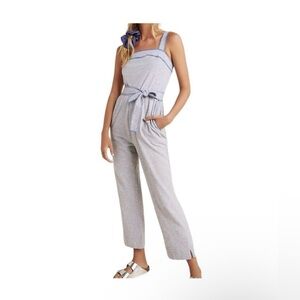 NWT Anthropologie Saturday Sunday Madeline Gray Blue
Terrycloth Cotton Jumpsuit